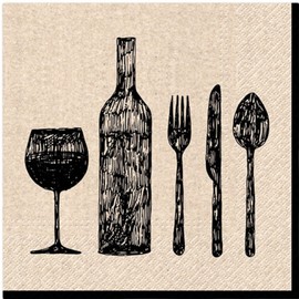 Keep Unique 20-ct 13x13 Dinner Decor Paper Luncheon Decoupage Napkins, 3-Ply Servilletas Napkin for Art, Dinner Tea Party, Disposable Napkins Decor