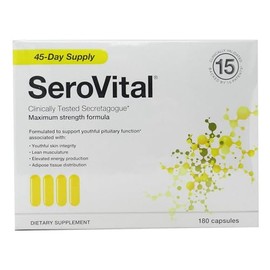 Serovital Renewal Complex - Reverse The Signs of Aging - Clinically Tested to Increase Human Growth Hormone (HGH) - 180 Capsules