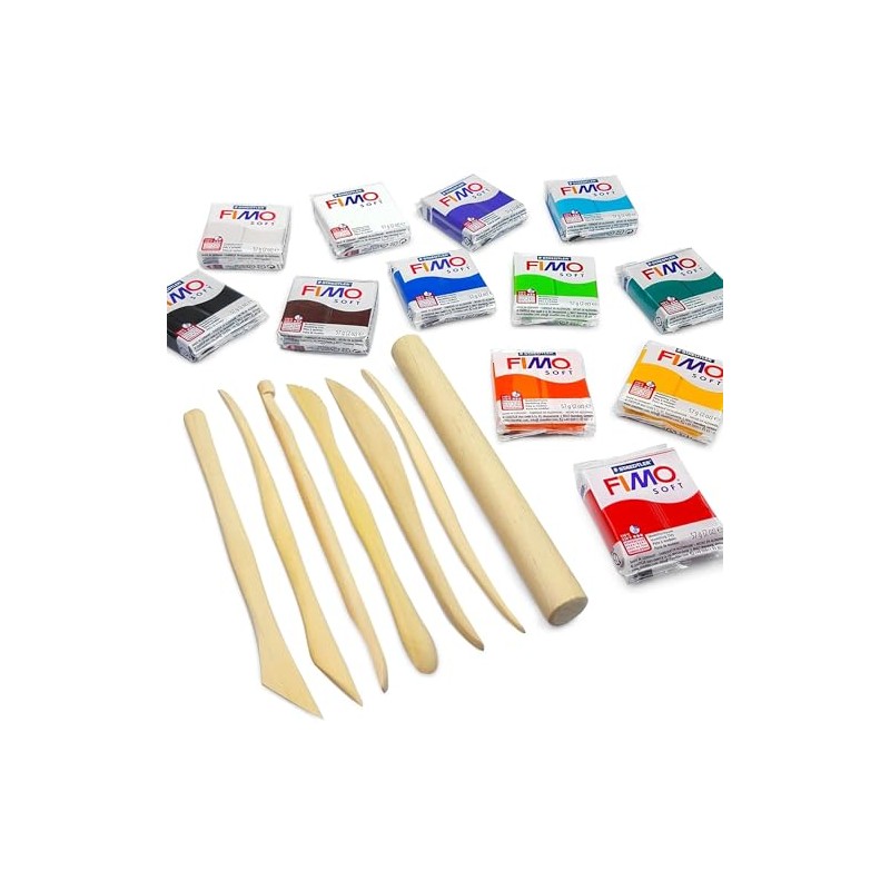 FIMO Soft Modelling Clay Professional Set -12 x 57g +