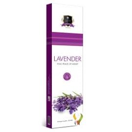 Alaukik Incense Sticks Hand Rolled 3 Packs of 12 sticks 50grams with JRose Incense Stick Holder (Lavender)