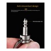 zaqwsx Titanium Alloy Key Chain High-End Spring Lock Car Mini