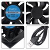 2PCS 80mm USB Fan 5V Brushless 8025 80x25mm for Cooling