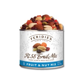 Feridies Virginia Peanuts - Rt. 58 Trail Mix - Gift Pack of 2, 9 oz. Resealable Cans By Lyza's Sweets & Treats