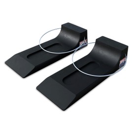 Made in USA Extra Wide Tire Skates for Tow Truck - Extra Wide 6" Surface, 16" Long, 4,000 lbs Capacity, Heavy-Duty, Eco-Friendly HDPE, Car Wheel Dolly for Wreckers & Rollbacks, Tire Lifter (Pack of 2)