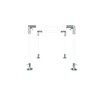 4-Leg Square Flat Top Booth Canopy and Event Tent EMT