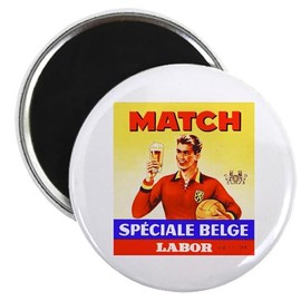 CafePress Belgium Beer Label 9 2.25 Magnet (10 Pack) 2.25" Round Magnet (10 pack)