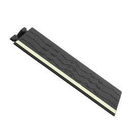 Gatuida Robot Climbing Ramp with Glowing Strip Rubber Driveway Slope for Wheelchair Robot Vacuum Slip Resistant Indoor Utility Ramp for Enhanced Visibility and Safe Use