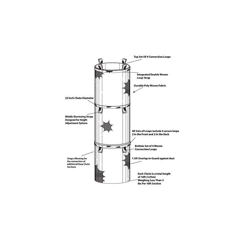 Easy Chute Construction Chute 10ft Section