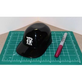 Texas Rangers *CITY CONNECT* DIECUT DECALS Stadium Ice Cream Helmet Sundae Cap