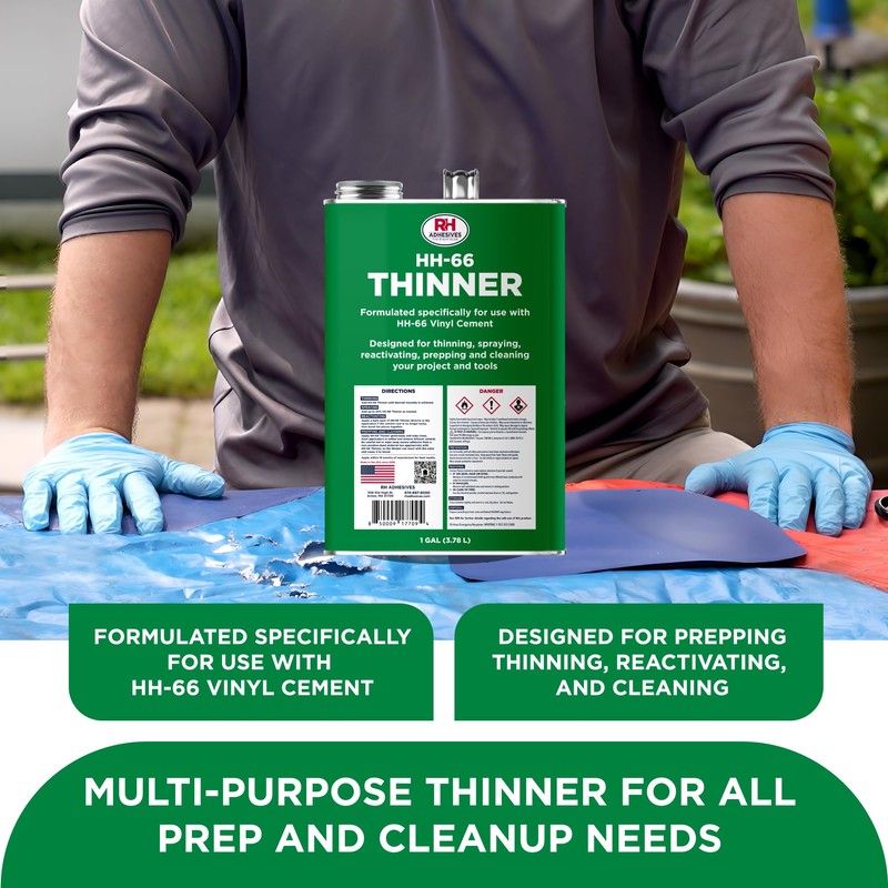 HH-66 Thinner, 1 Gallon - Prepping, Thinning, Reactivating, Cleaning, Multi-Purpose,