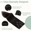 Rich Choices Clip-In Real Hair Extensions, 8 Pieces, Clip Extensions,