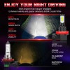 CHUSYYRAY For Kawasaki Ninja ZX10R 2006-2010 -2X 6000K LED Headlight