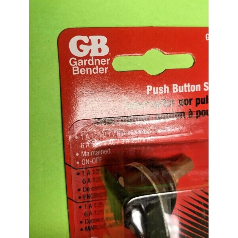 GARDNER BENDER GB GSW-25 PUSH BUTTON SWITCH