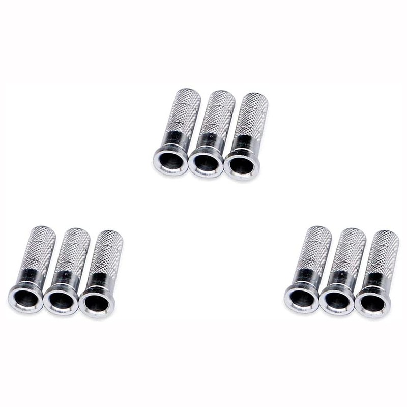ANCLLO 50 Pack Aluminum Arrow Inserts with Archery Field Points