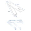 Wintcomfort Window Air Conditioner Bracket, Light Duty Support Bracket, Up