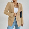 KateModa Womens Casual Blazer Long Sleeve Open Front Shawl Collar