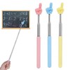 WUSJCOF 3 pcs Extendable Stainless Steel Pointer Stick for Teachers