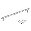 sourcing map T Bar Pull Handle, 14"(350mm) Length 10mm Dia