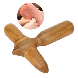 Foot Massage Stick, Foot Acupuncture Stick, Portable Ergonomic Wooden Acupuncture Reflexology Therapy Massager for Men and Women, Wooden Massage Stick