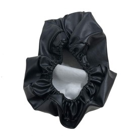 Honda Giorno (AF77) (2015 - 2019) Black Special Design Seat Cover, Strong Rubber Type, Made in Japan (Thick Fabric), Fabric Color: Black / Piping Color: Front and Rear Black CHRIS-HCR5613-C10