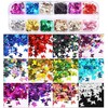 Butterfly Nails Glitter Sequins 12 Colours 3D Holographic Butterflies for