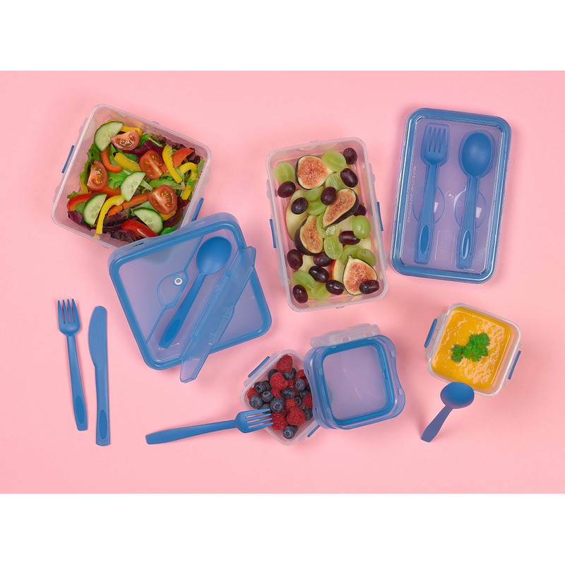 Tala Push & Push BPA Free Plastic Food Storage Container,