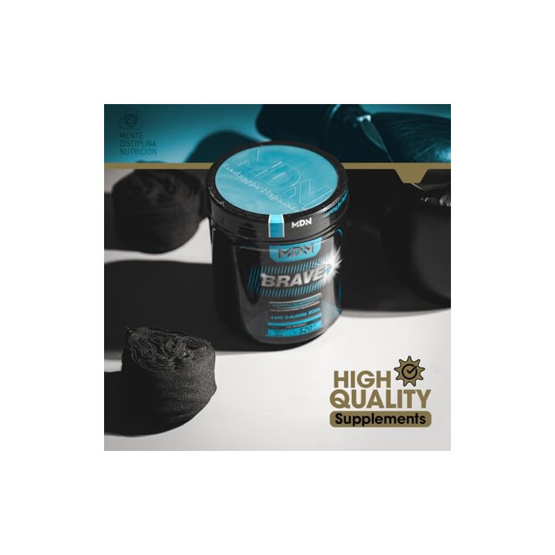 Mdn Sports, Oxido Nitrico, Pre entreno, Brave, Sabor Uva, 40