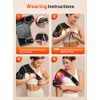 Red Light Therapy for Shoulder with Heat & Massage, 5000mAh
