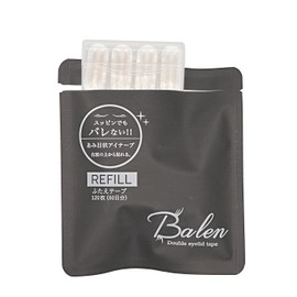 Balen Natural Adult Eye Tape, Balen Eye Tape Refill, 120 Pieces, Mesh Eye Tape, Stick on Water, No Barre, Double Layer Tape, Strong