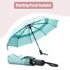 Mr. Pen- Windproof Travel Umbrella, Light Blue, Automatic Umbrellas for