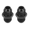 X AUTOHAUX 2pcs Auto AN10 to AN10 Male Coupling Hose