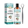 Enjuague bucal con aceite de coco y sabor a menta,