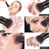 Falliny Retractable Kabuki Makeup Brush, Travel Face Blush Brush, Portable