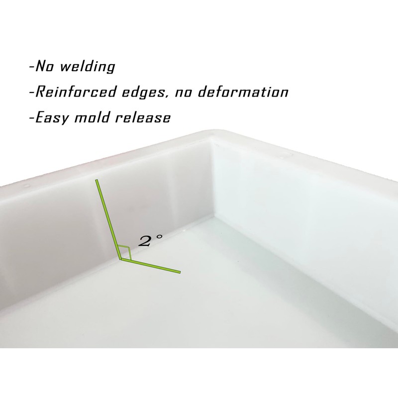 Large Epoxy Mold 15.8 * 9.8 * 3 inch and