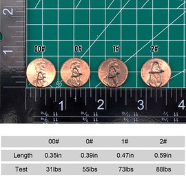 Dr.Fish Paquete de 100 broches de anzuelo de acero inoxidable para pesca de doble bloqueo, clips de pesca de cambio rápido, clips de velocidad rápidos, conector de gancho de agua dulce, pesca de lubina tamaño 2