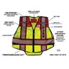 FIRE NINJA - Ultrabright Safety EMS Vest | Class 2