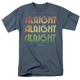 Dazed and Confused Alright Z Unisex Adult T-Shirt, Slate, X-Large