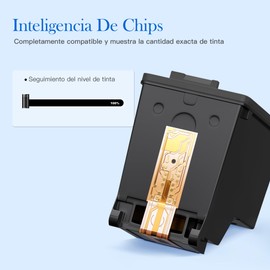 Valuetoner Cartucho de Tinta de Mayor Capacidad 667XL Repuesto para HP 667 667XL 667 XL Compatible con HP DeskJet Ink Advantage 2374 1275 2375 2376 2775 2776 y DeskJet Plus 6475 6476 6075 (2 Negro)