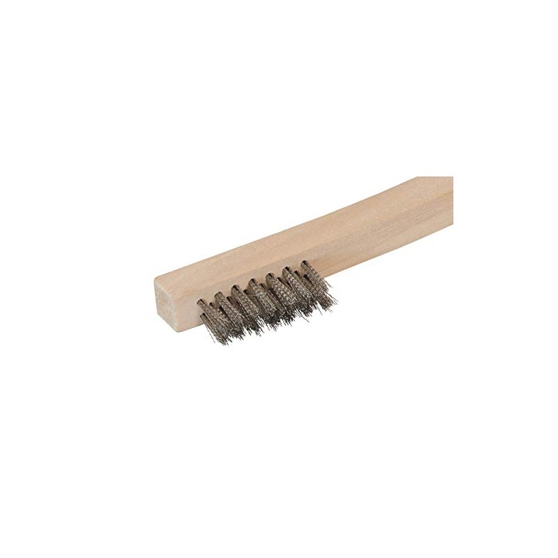 Steelman Stainless Steel 1200-Bristle Count Wire Brush for Mechanics and