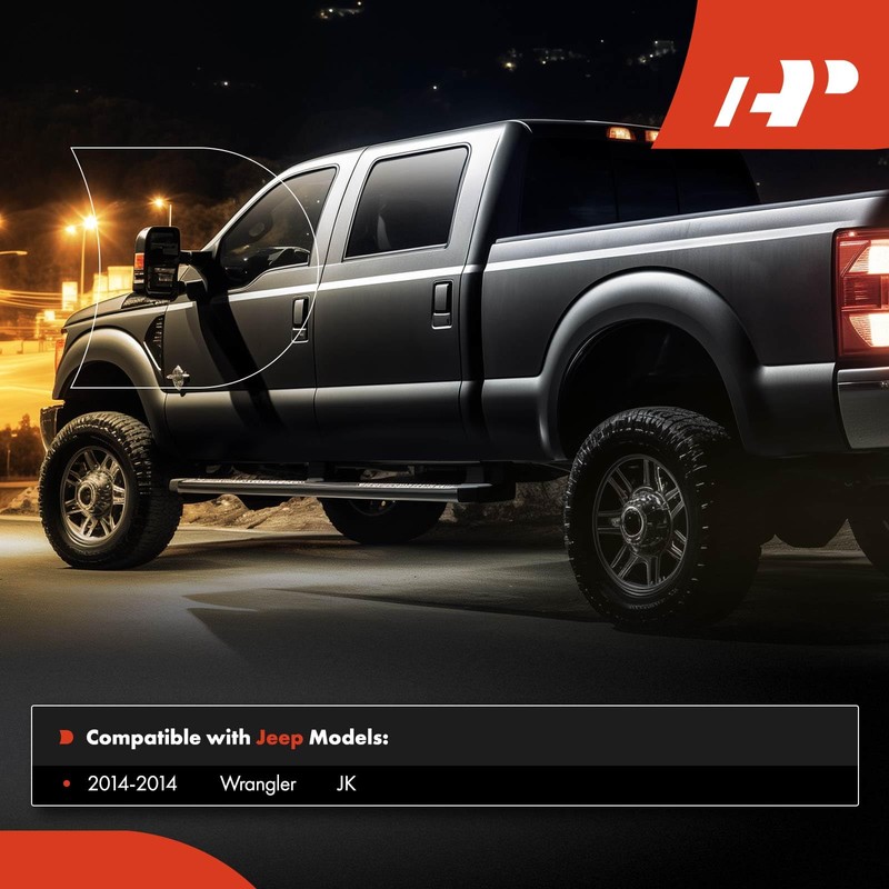 A-Premium Side View Door Mirror - Compatible with Jeep JK