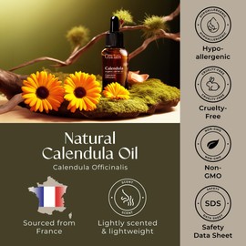 Gya Labs Gya Labs Calendula Oil for Skin & Arnica Oil for Skin Set - 100% Natural Aromatherapy Grade Set - 2x1 fl oz