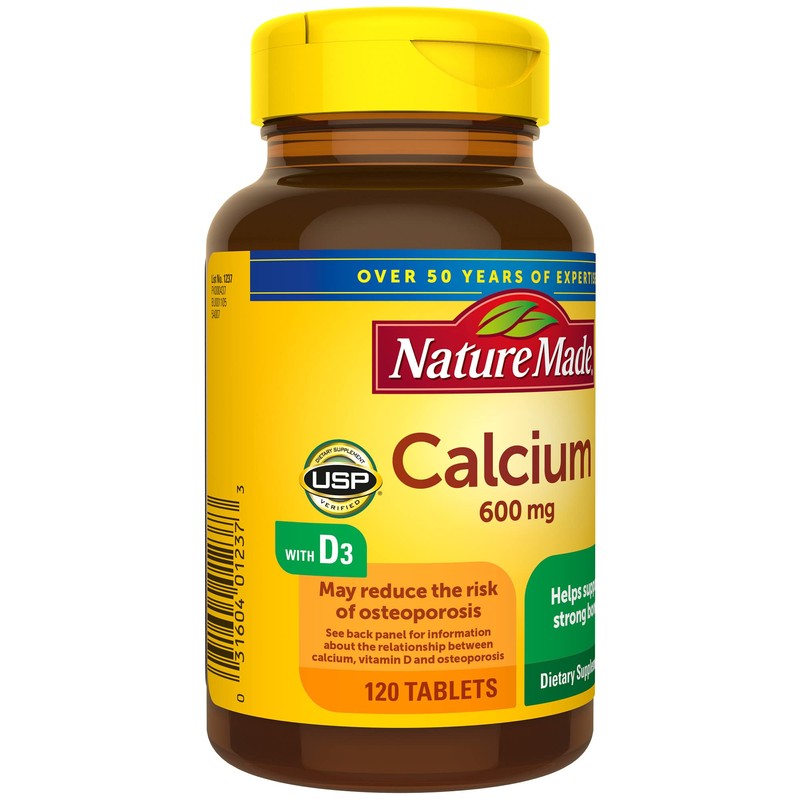 Nature Made Calcium 600 mg with Vitamin D3 for Immune