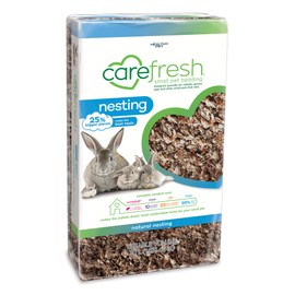Carefresh 99% Dust-Free Natural Paper Nesting Small Pet Bedding with Odor Control, 60 L