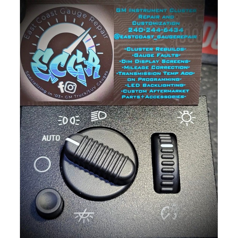 Aftermarket Products *BLUE* NEW Headlight Switch 03-06 Chevy Silverado Sierra