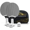 Senston Table Tennis Bat Set, Professional Table Tennis Paddle Set