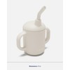 Lalo Little Cup 2-Pack, Non-Toxic Silicone Straw Cup with Handles