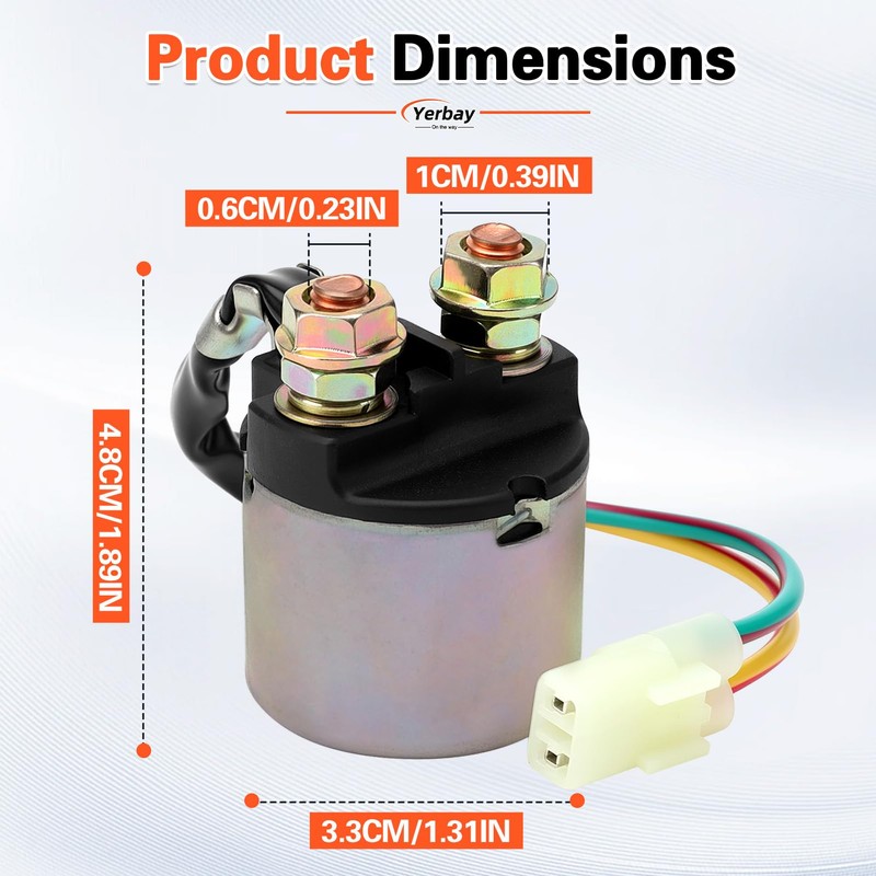 2pcs Starter Solenoid Relay for Honda TRX500 Foreman 500 2005-2009