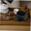 LABRIMP 1 Set Cast Tea Cup Set with Coaster Retro