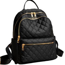 Retoo Women's City Backpack for Girls and Women, Medium Size with Spacious and Practical Pockets, Elegant Modern School Backpack, Backpack for Travel, Work, Waterproof, Universal, Black, gray