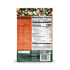 Ziba Foods Trail Pairing | Non-GMO, Vegan, Whole 30 Friendly & Paleo | Superfood Naturally High in Fiber, Iron and Immune Boosting Antioxidants | Sweet & Savory Healthy Snack, Pack of 6